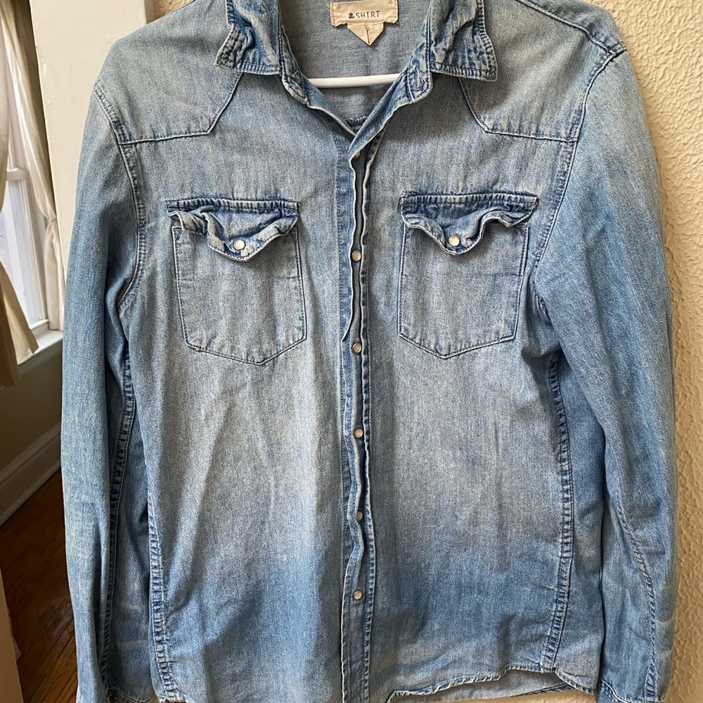 Light Blue Denim Shirt